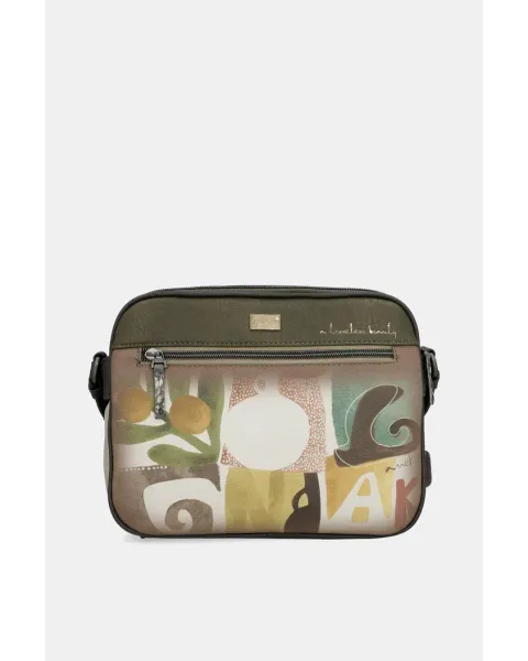 Bandolera Bolsillo Frontal Anekke Muse | Diseño Artístico 24cm
