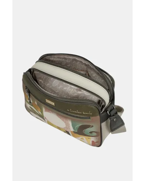 Bandolera Bolsillo Frontal Anekke Muse | Diseño Artístico 24cm