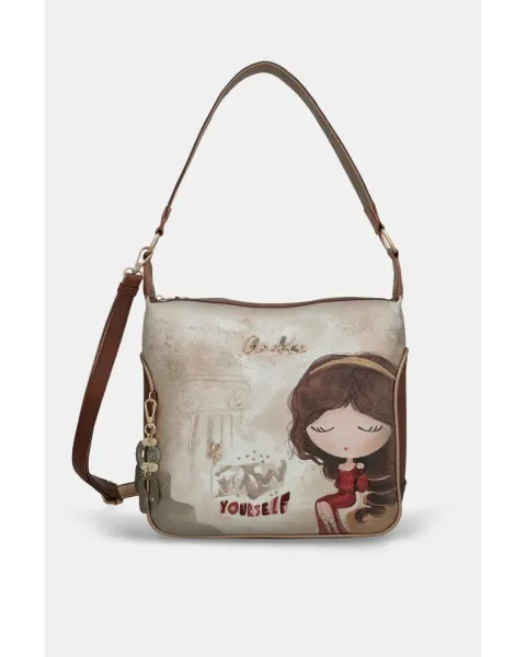 Bolso Hombro y Bandolera Anekke Muse | Diseño 2 en 1 28cm