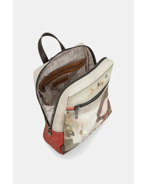 Mochila Anekke Muse | Bolso Mochila Doble Compartimento 32cm
