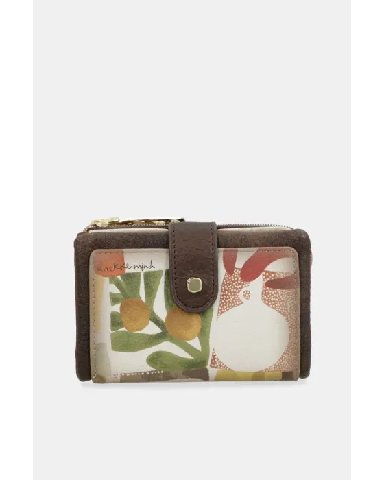 Monedero Mediano Anekke Muse RFID | Cartera Flexible 15cm