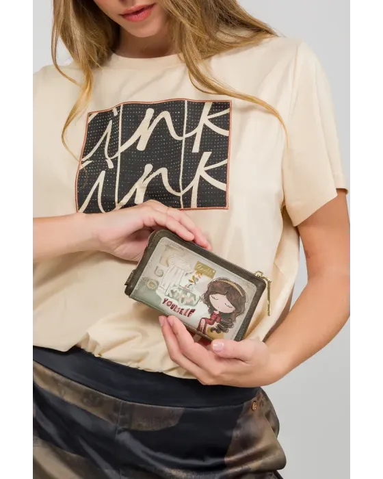 Monedero Mediano Anekke Muse RFID | Cartera Flexible 15cm