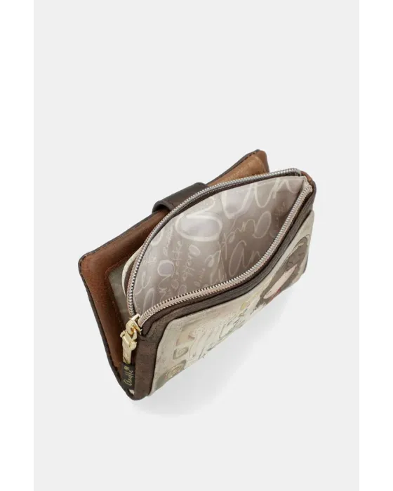 Monedero Mediano Anekke Muse RFID | Cartera Flexible 15cm