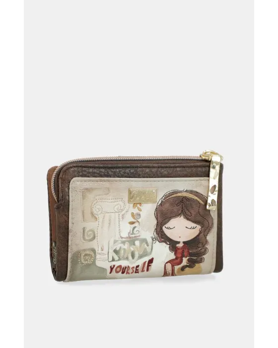 Monedero Mediano Anekke Muse RFID | Cartera Flexible 15cm