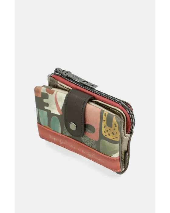 Monedero Pequeño Anekke Muse RFID | Cartera Flexible 12cm