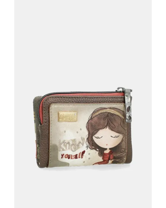 Monedero Pequeño Anekke Muse RFID | Cartera Flexible 12cm