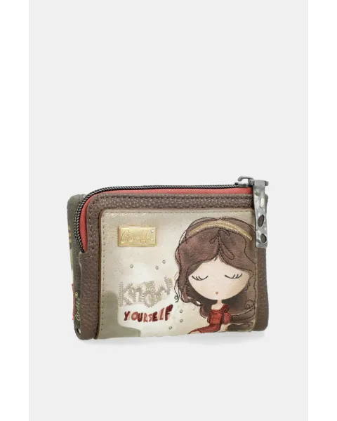 Monedero Pequeño Anekke Muse RFID | Cartera Flexible 12cm