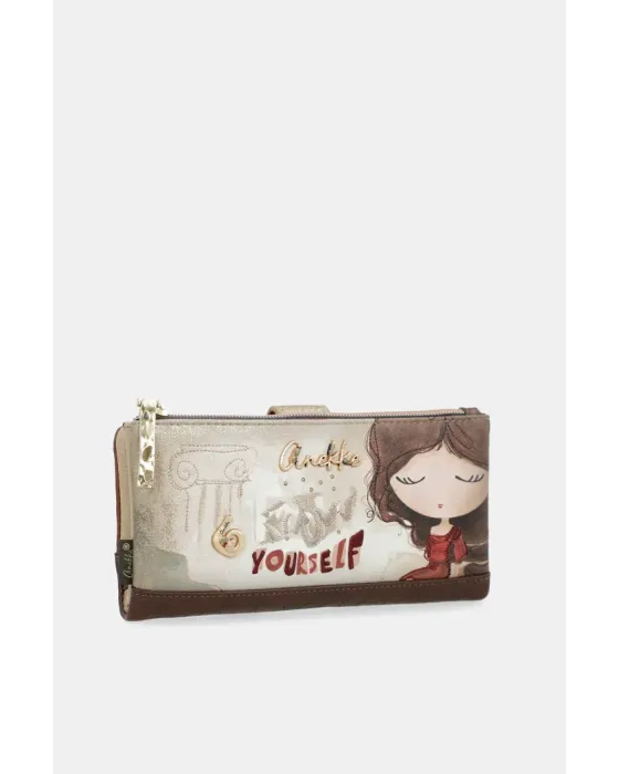 Monedero Grande Anekke Muse RFID | Cartera Flexible 18cm