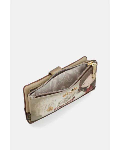 Monedero Grande Anekke Muse RFID | Cartera Flexible 18cm