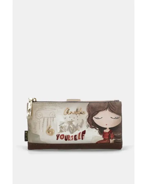 Monedero Grande Anekke Muse RFID | Cartera Flexible 18cm