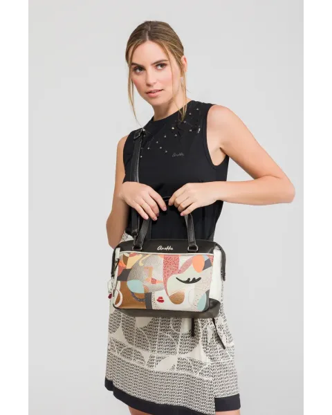 Bolso asa corta Anekke Eikon | Diseño Artístico 33cm