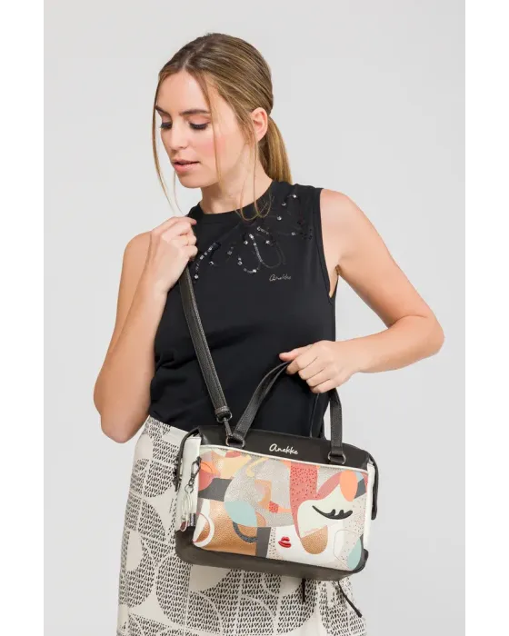 Bolso asa corta Anekke Eikon | Diseño Artístico 33cm