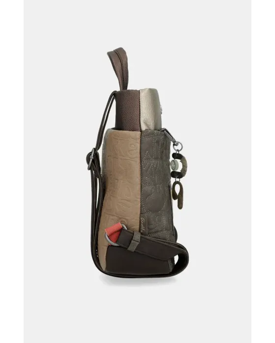 Mochila Cuadrada Anekke Amphora | Bolso Mochila Artístico 30cm