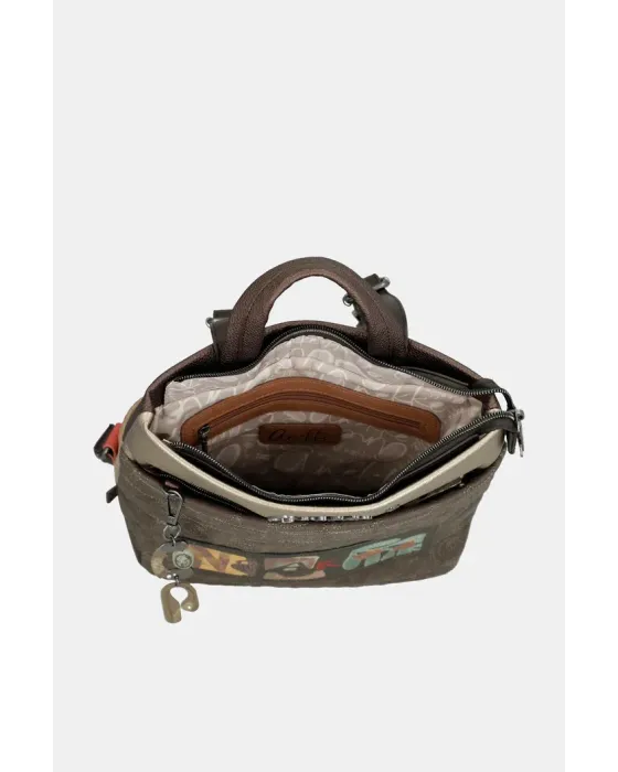 Mochila Cuadrada Anekke Amphora | Bolso Mochila Artístico 30cm