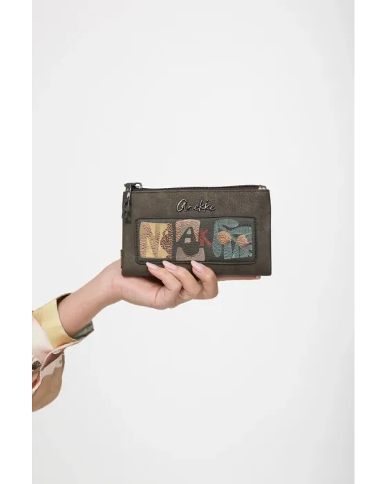 Billetero Blando Anekke Amphora RFID | Cartera Grande 18cm