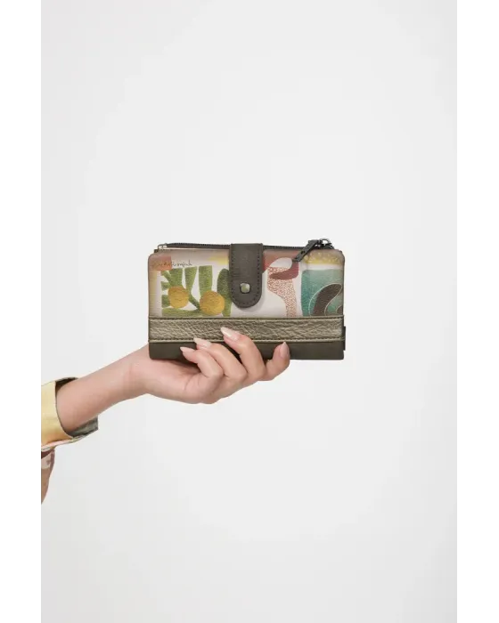 Billetero Blando Anekke Amphora RFID | Cartera Grande 18cm