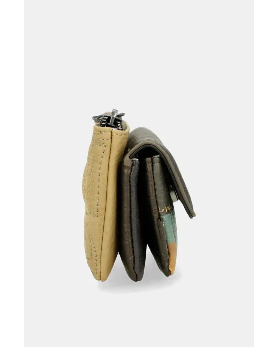 Monedero con Solapa Anekke Amphora | Doble Compartimento 14cm