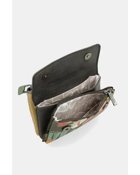 Monedero con Solapa Anekke Amphora | Doble Compartimento 14cm