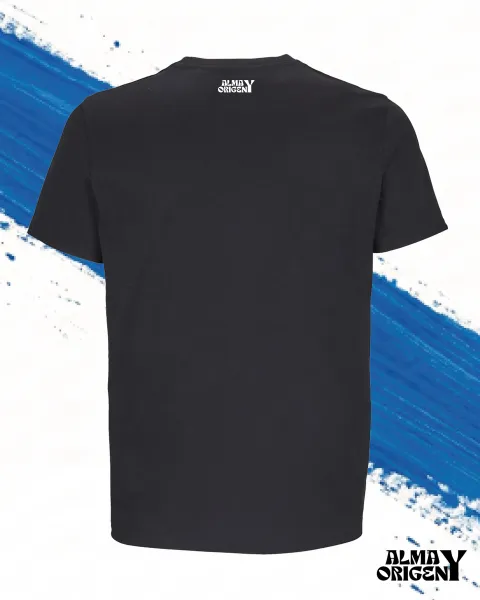 Camiseta "Quen vés sendo?" | Alma y Origen | Unisex Negra