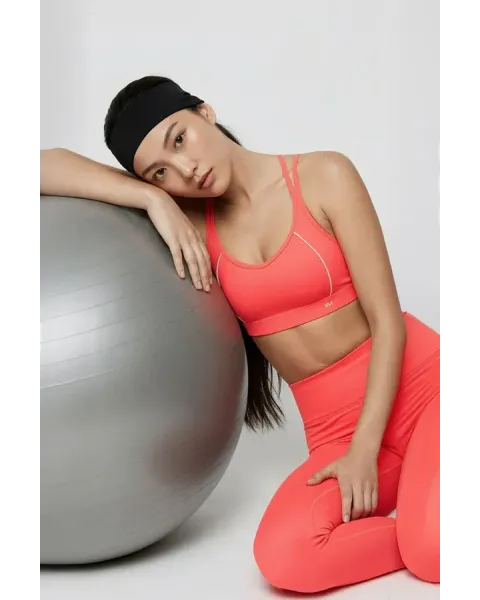 Sujetador Deportivo Compressive Coral | Sujeción Media Ysabel Mora