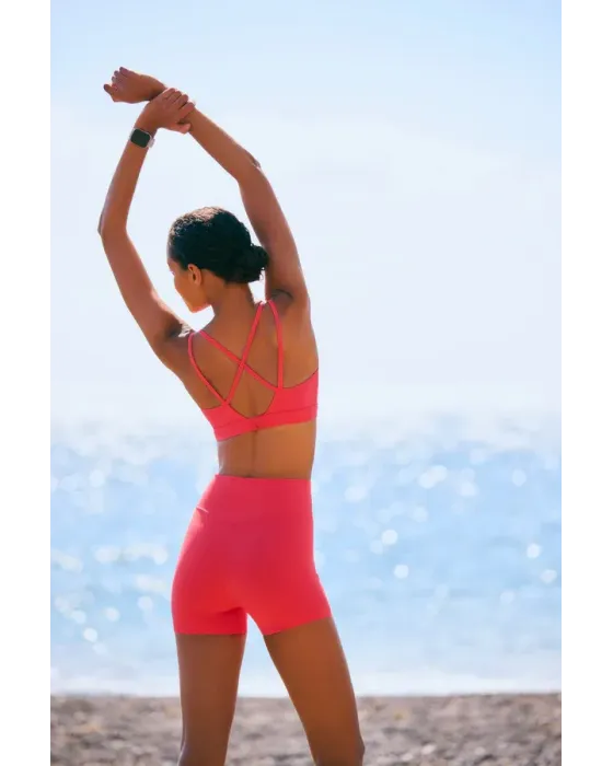 Sujetador Deportivo Compressive Coral | Sujeción Media Ysabel Mora