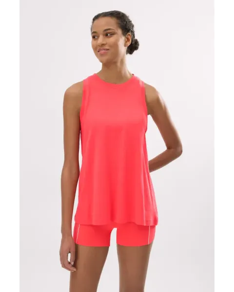 Camiseta Tirantes Coral 100% Algodón | Ysabel Mora Sport