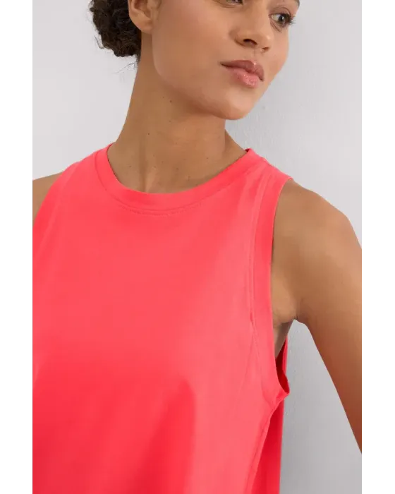 Camiseta Tirantes Coral 100% Algodón | Ysabel Mora Sport