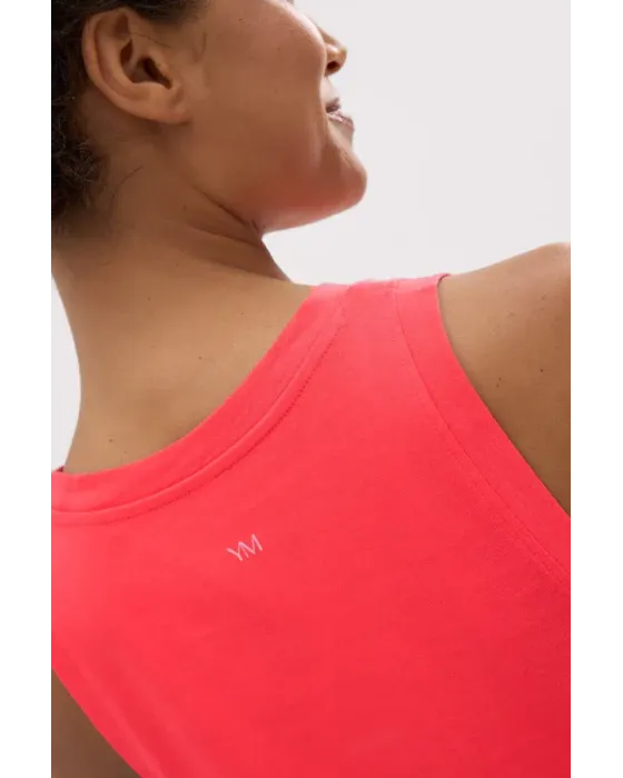 Camiseta Tirantes Coral 100% Algodón | Ysabel Mora Sport