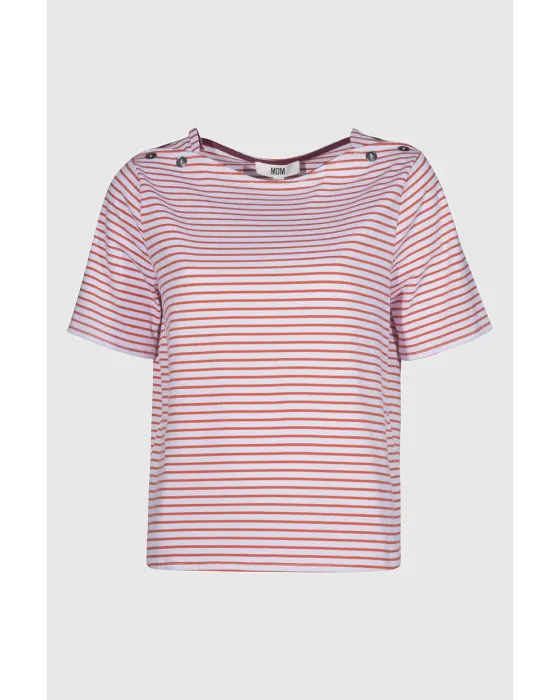 Camiseta Punto Básico Arcilla MD'M | Algodón Elástico