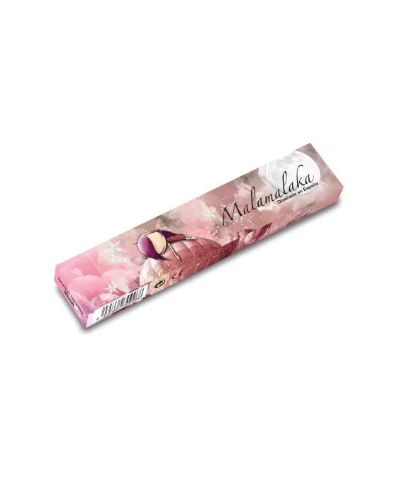Abanico Malamalaka Sueños | Abanico Madera Ilustrado Rosa