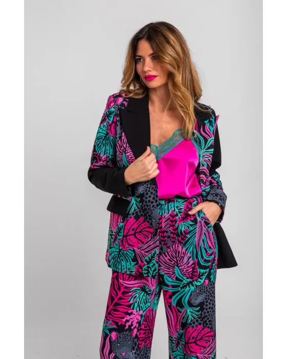 Blazer Piezas Nocturna Lolina | Patchwork Panteras