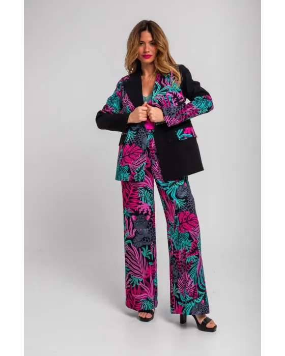 Blazer Piezas Nocturna Lolina | Patchwork Panteras
