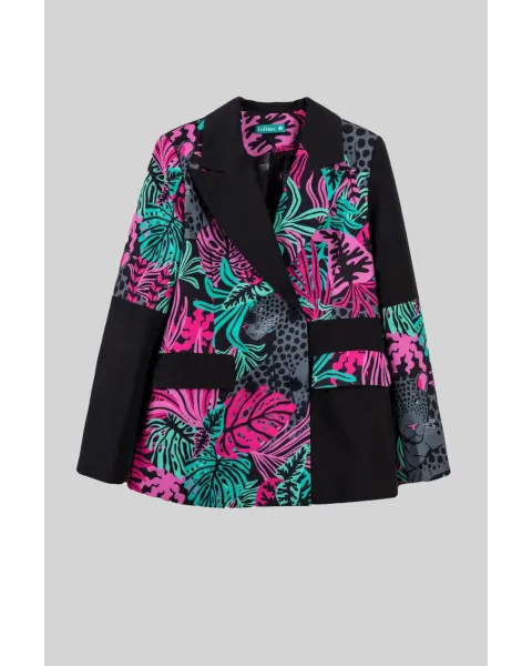 Blazer Piezas Nocturna Lolina | Patchwork Panteras