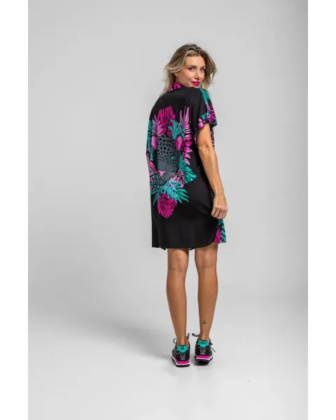Camisero corto Nocturna Lolina | Vestido Oversize Panteras