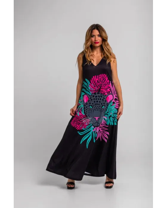 Vestido tirantes Nocturna Lolina | Vestido Largo Lencero