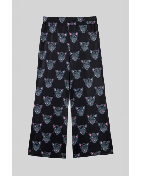Pantalón flare Nocturna Lolina | Pantalón Campana Panteras