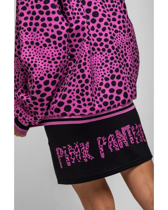 Vestido Pink Panther Lolina | Negro Elástico con Hombreras