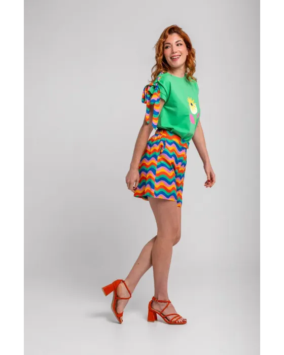 Camiseta Lolina Verde | Colección Échate Flores