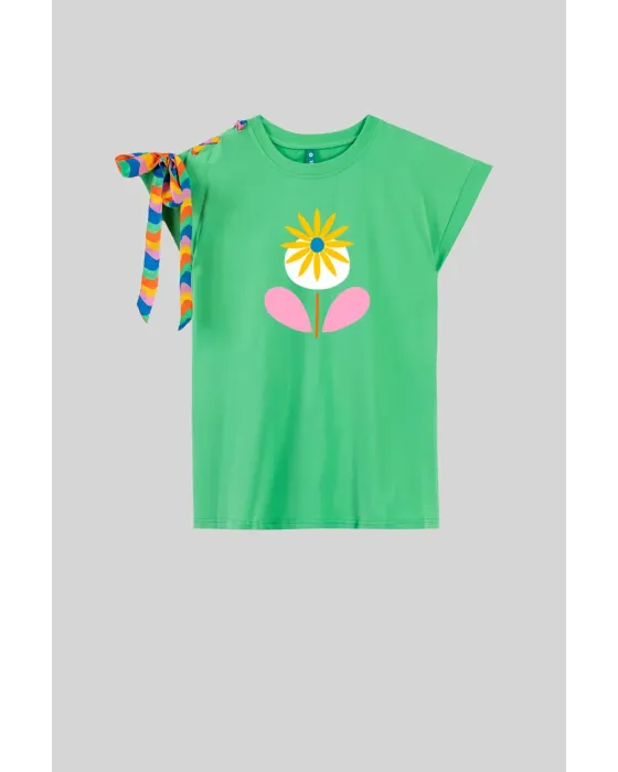 Camiseta Lolina Verde | Colección Échate Flores
