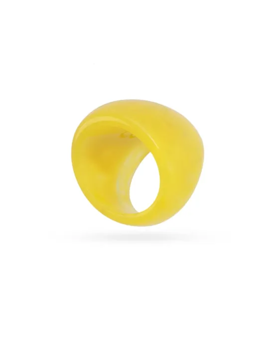 Anillo Anartxy Thalia Stream | Joya XL Resina Turquesa o Amarillo