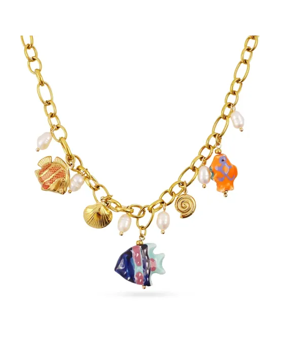 Collar Anartxy Coast Calima | Perlas y Cristal Reciclado