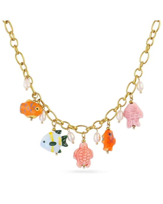 Collar Anartxy Coast Talassa | Perlas y Cristal Reciclado