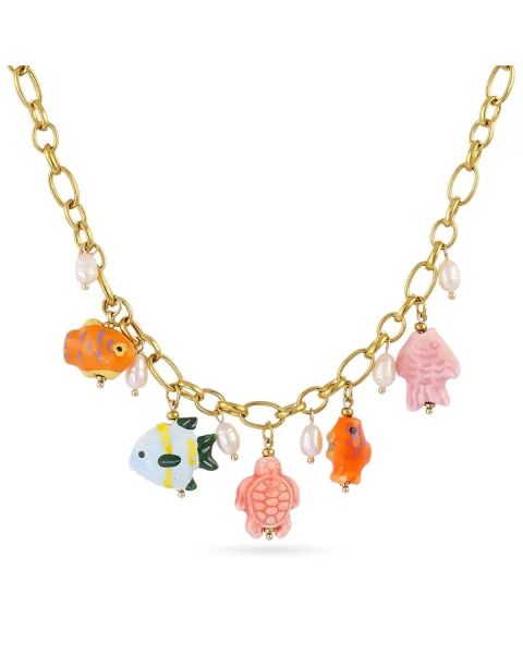 Collar Anartxy Coast Talassa | Perlas y Cristal Reciclado