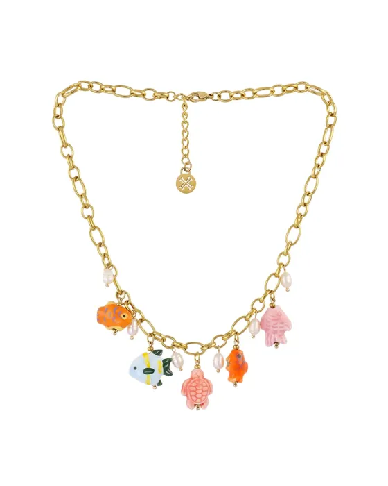 Collar Anartxy Coast Talassa | Perlas y Cristal Reciclado