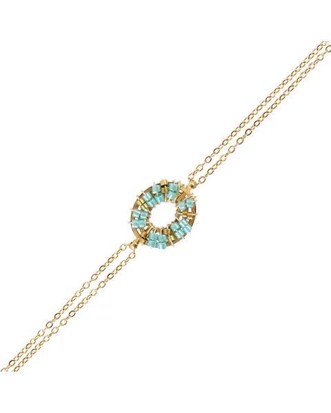 Pulsera Anartxy Spirit Wheel | Acero y Cristales de Color