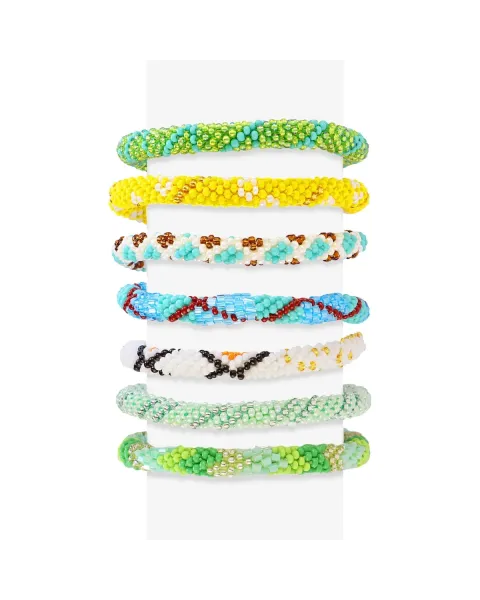 Pulsera Anartxy Nepal Kiran | Cristal Japonés 6mm Elástica