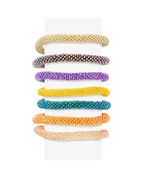 Pulsera Anartxy Nepal Nila | Cristal Japonés 6mm Elástica
