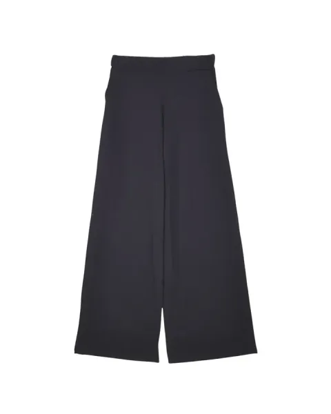 Pantalón Lolitas&L Negro Palazzo | Cintura Elástica Talle Alto