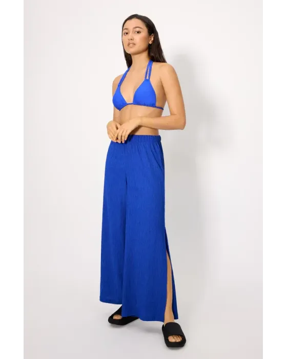 Pantalón Playa Azul Eléctrico Ysabel Mora | Aberturas Laterales