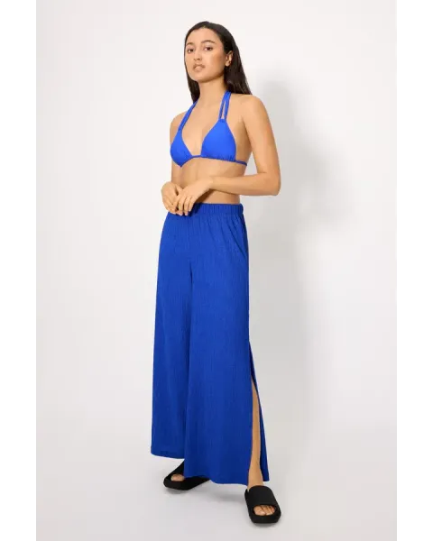 Pantalón Playa Azul Eléctrico Ysabel Mora | Aberturas Laterales